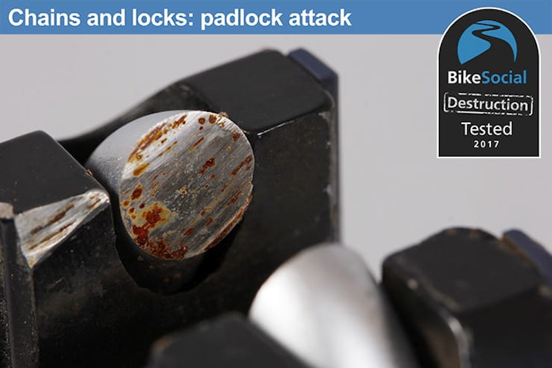 Squire Massive with SS50CS padlock after a padlock attack