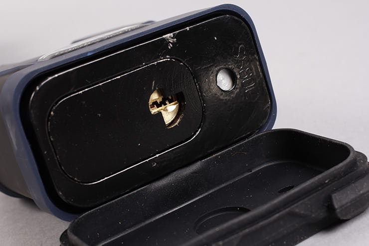 Tested: Squire Samson with SS80CS padlock review keyway