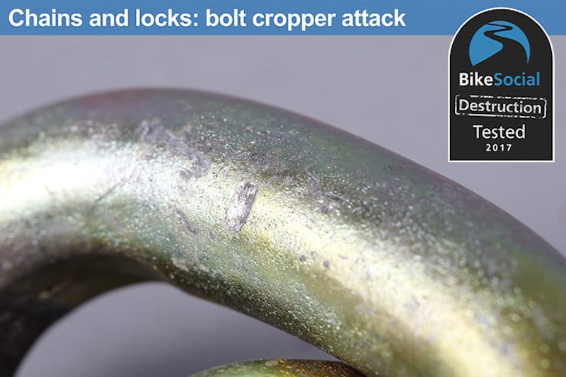 Tested: Squire Samson with SS80CS padlock after a bolt cropper attack