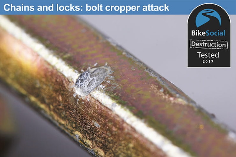 Granit Extreme 59 after a bolt cropper attack