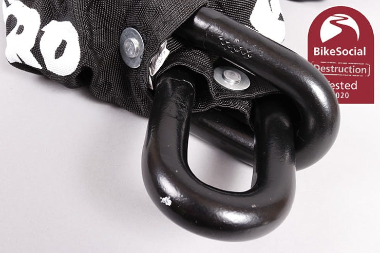 Full destruction review of the new Oxford Beast 22mm motorcycle chain and lock. Just how good is this competitively-priced security?