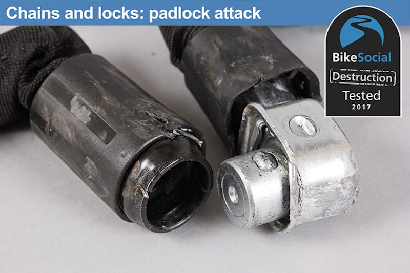 Abus City Chain 1010 padlock attch