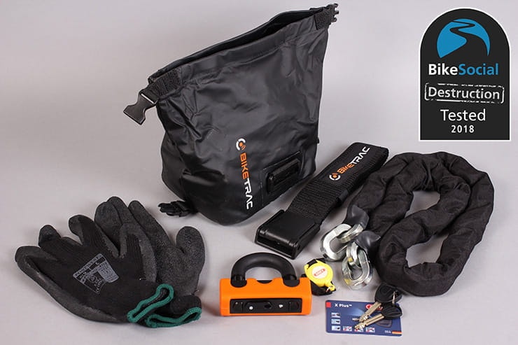 BikeTrac Grab Bag and chain review