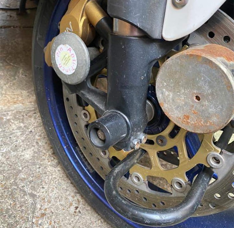 Full destruction reviews of the best motorcycle chains, locks, disc-locks and security to keep your bike safe from theft whether at home or out and about