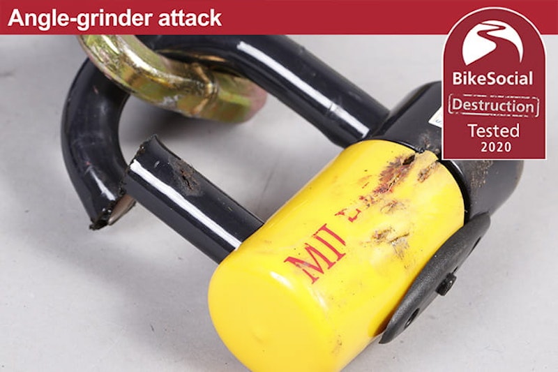 Full destruction test review of the Dundrod+ 16mm U-lock and 14mm chain – is this portable security option worth buying?