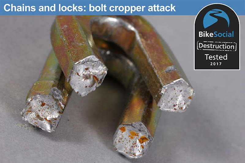 Abus Granit CityChain X-Plus Bolt cropper attack