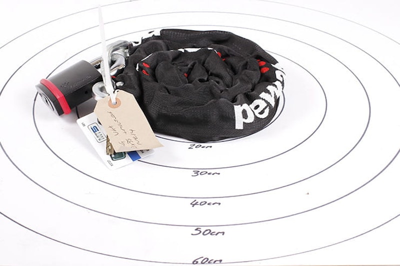 Pewag VKK 10x35 and Mul-T-Lock NE14L padlock size comparison