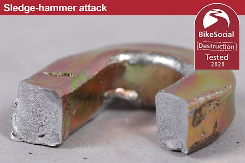 Popularised on YouTube, is this 7mm chain capable of protecting your motorcycle? Full Bennetts BikeSocial destruction review of the Kryptonite Keeper 785