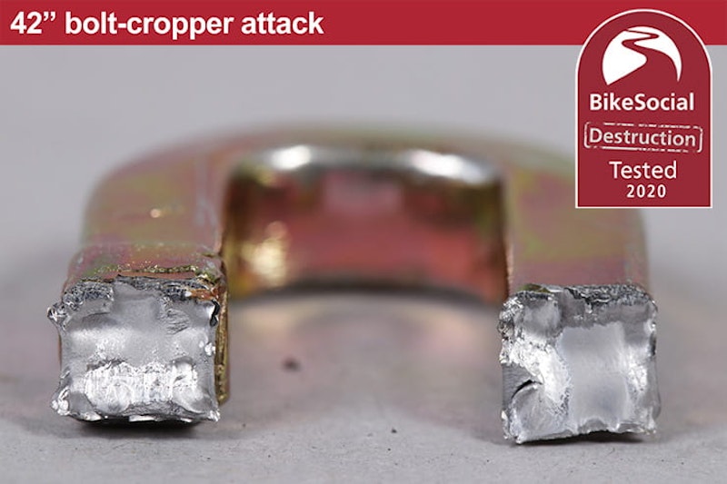 Popularised on YouTube, is this 7mm chain capable of protecting your motorcycle? Full Bennetts BikeSocial destruction review of the Kryptonite Keeper 785