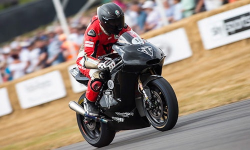 Riding Triumph’s Moto2 machine at Goodwood (inc. video)