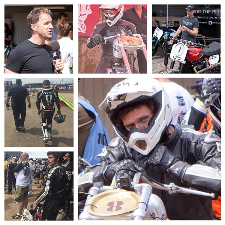 Motorcycle celebraties at Dirt Quake 2017