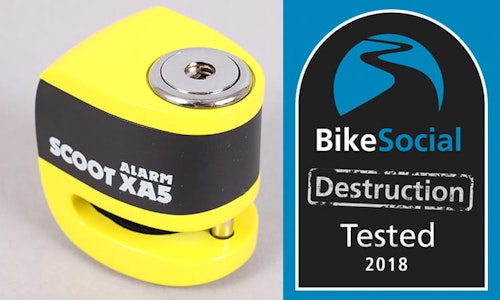 Scooter security: Oxford Scoot XA5 alarmed disc lock review