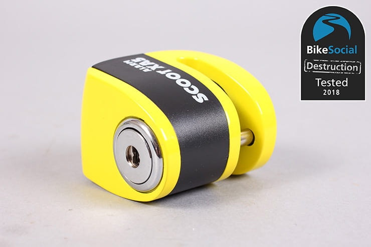 Oxford Scoot XA5 alarmed disc lock review
