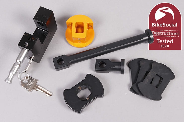 The Squire Attila is a unique design of motorcycle disc lock, but it’s also one of the most expensive. Does that make it the best? Full destruction review