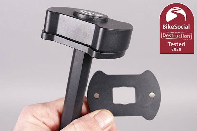The Squire Attila is a unique design of motorcycle disc lock, but it’s also one of the most expensive. Does that make it the best? Full destruction review