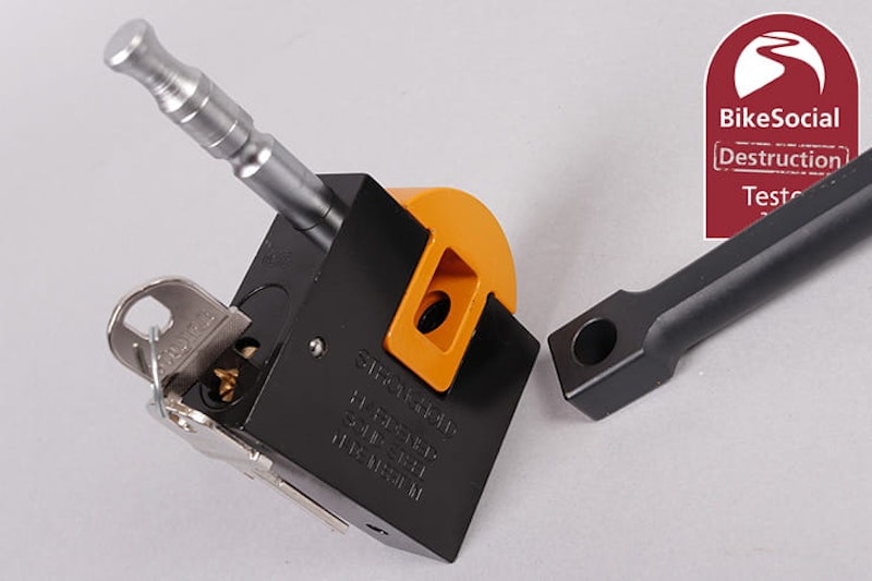 The Squire Attila is a unique design of motorcycle disc lock, but it’s also one of the most expensive. Does that make it the best? Full destruction review