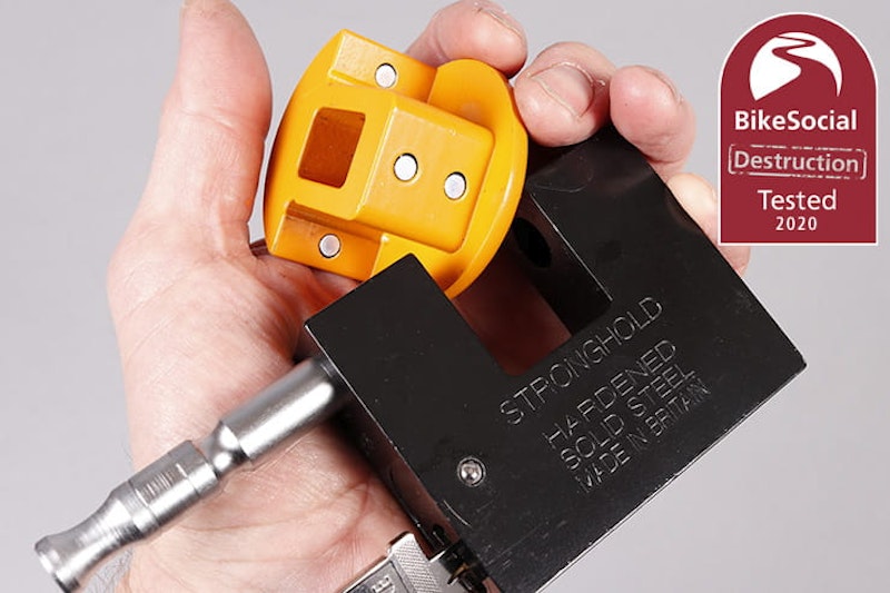 The Squire Attila is a unique design of motorcycle disc lock, but it’s also one of the most expensive. Does that make it the best? Full destruction review