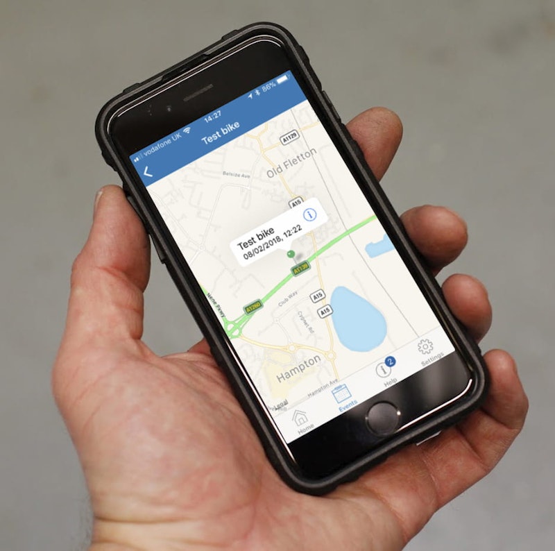 MoniMoto Tracker alarm review
