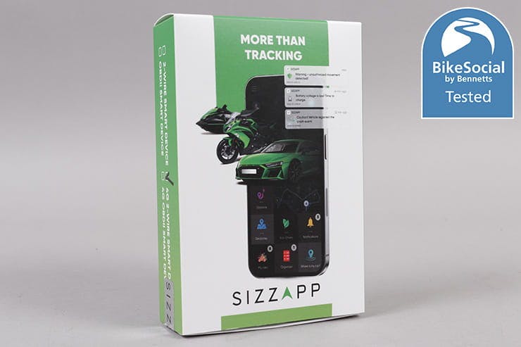 Sizzapp tracker review | No-contract motorcycle tracker tested