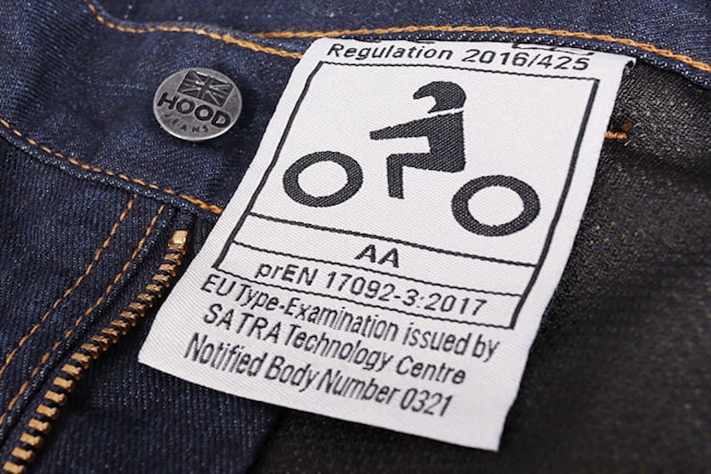 Hood jeans and CE approval