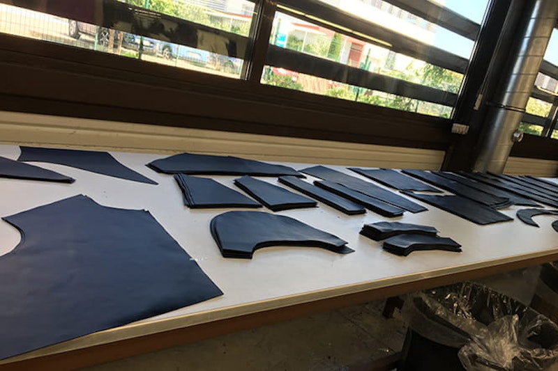 The leather jigsaw that is a Furyan jacket...or 10