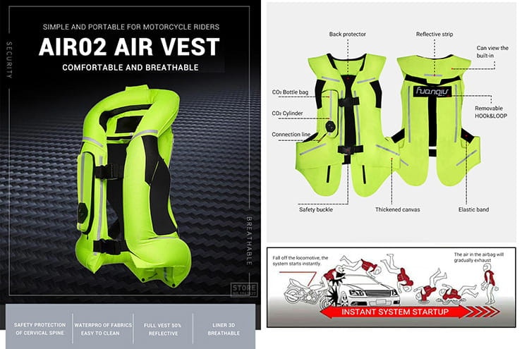 dangerous slow motorcycle airbag fake_04