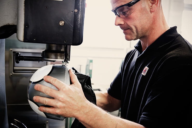 Inside the British motorcycle industry: Davida Helmets