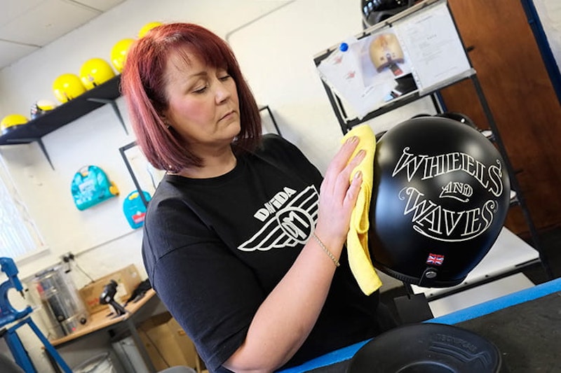 Inside the British motorcycle industry: Davida Helmets