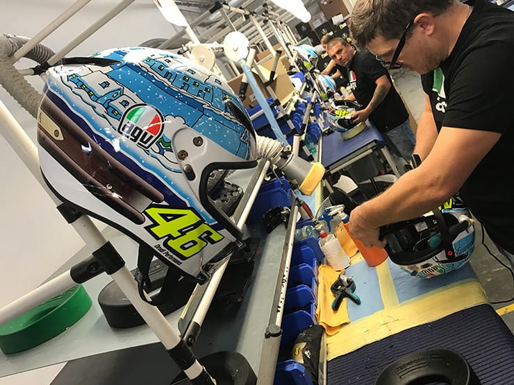 How is Valentino Rossi’s AGV made? |BikeSocial