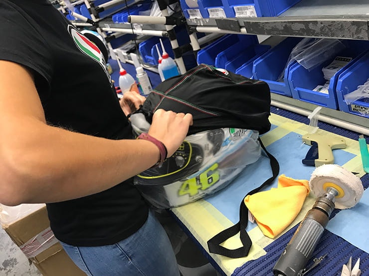 How is Valentino Rossi’s AGV made? |BikeSocial