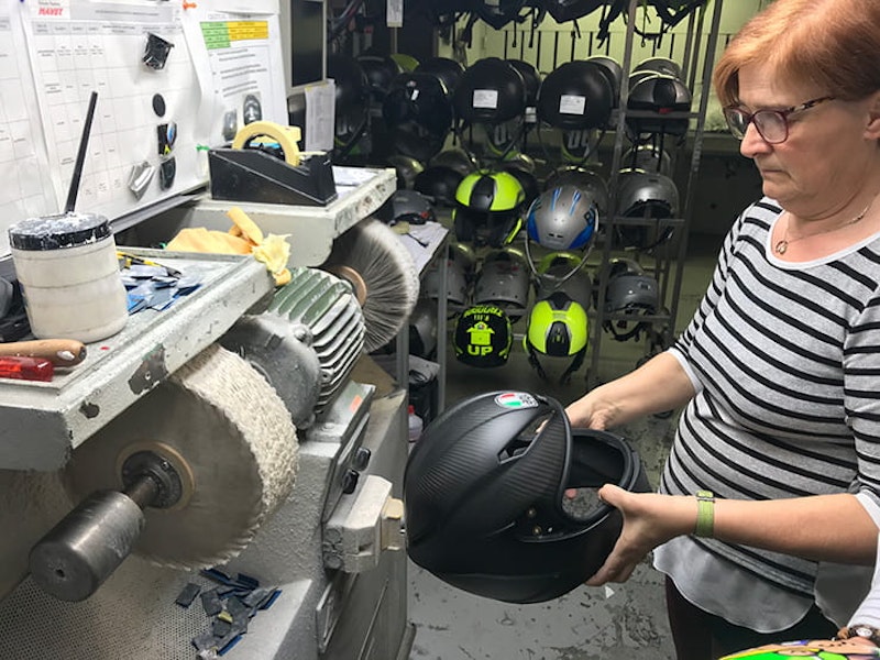 How is Valentino Rossi’s AGV made? |BikeSocial