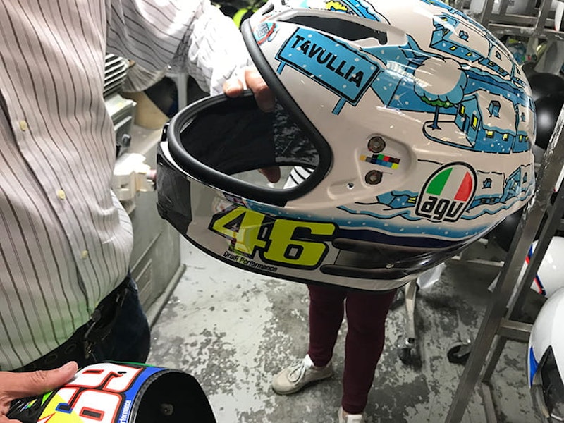 How is Valentino Rossi’s AGV made? |BikeSocial