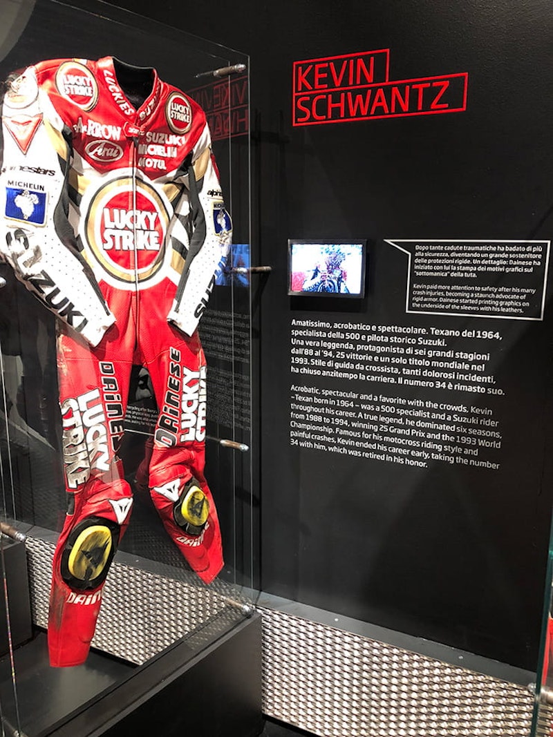20 years of Rossi’s leathers at new Dainese museum