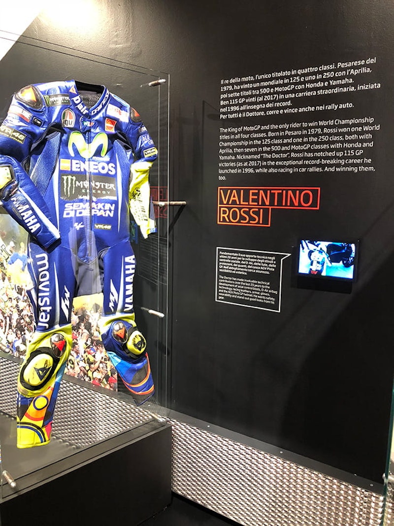 20 years of Rossi’s leathers at new Dainese museum