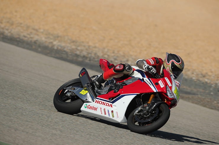 Riding Honda