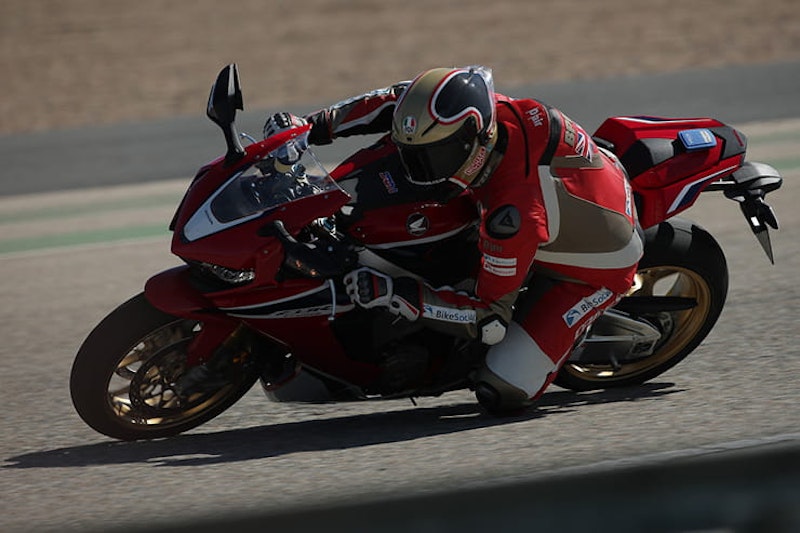 Riding Honda
