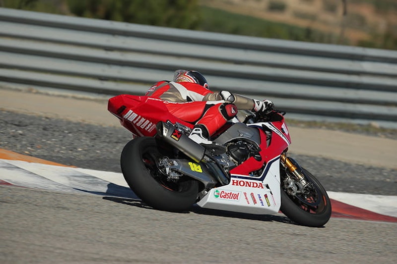 Riding Honda