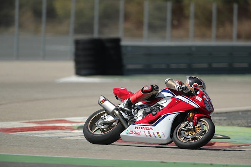 Riding Honda