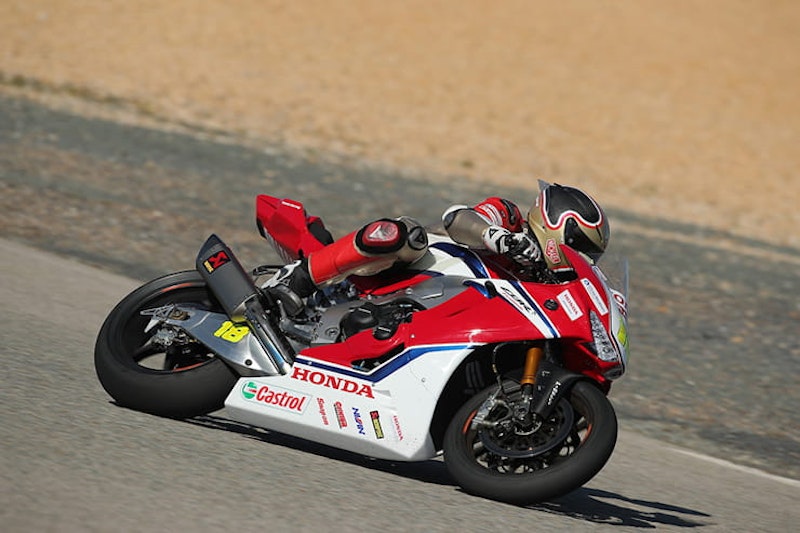 Riding Honda