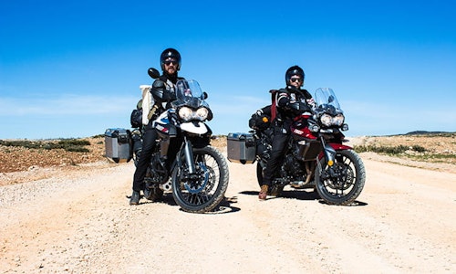 The Tempest Two ride to the Sahara