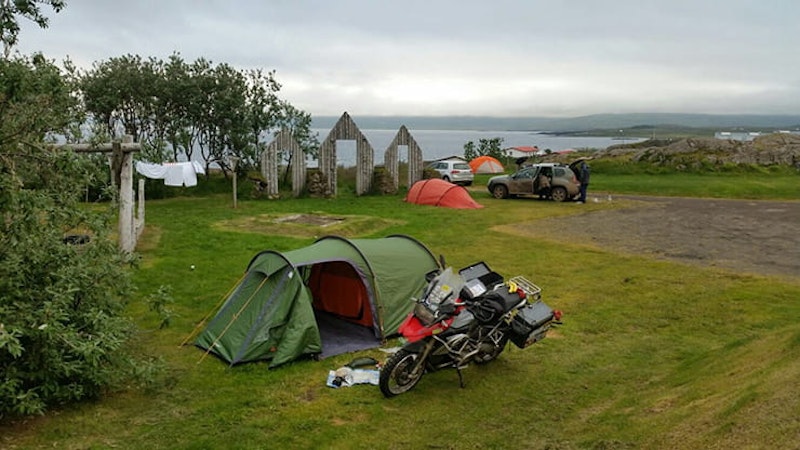 Wild-camping in Iceland
