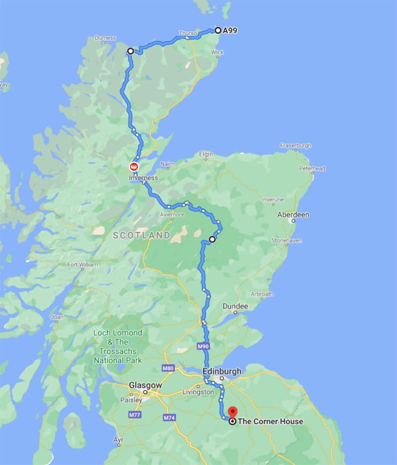 Lands End to John OGroats Motorcycle Routes_06