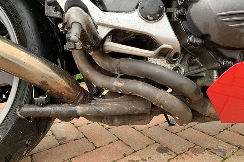 Honda VFR800 2001 project high mileage bike review_24