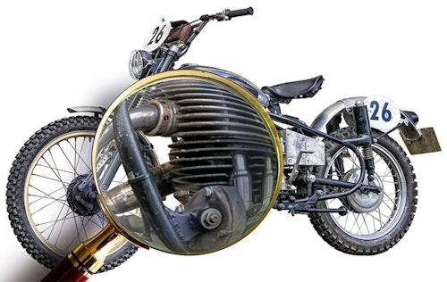 Where can I find my bike frame and engine number? | Classic bikes