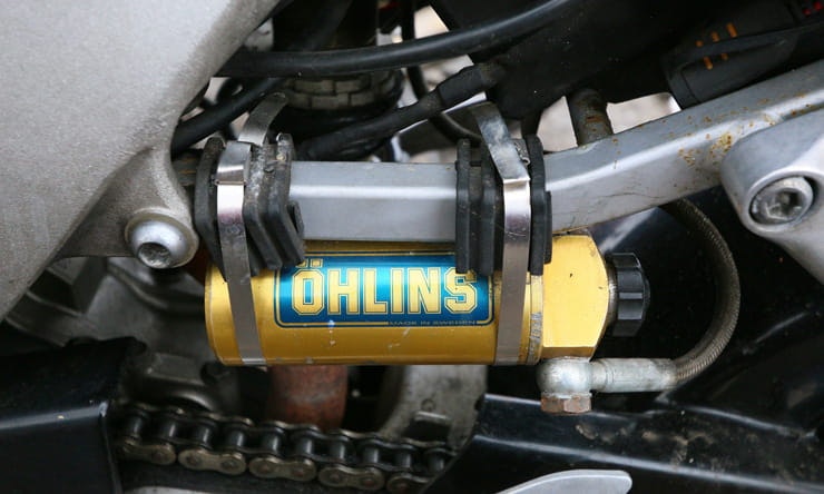 Honda VTR1000 FireStorm: 20th Anniversary Owners’ Meet ohlins rear shock absorber