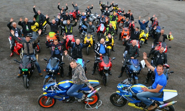 Honda VTR1000 FireStorm: 20th Anniversary Owners’ Meet Group Photo