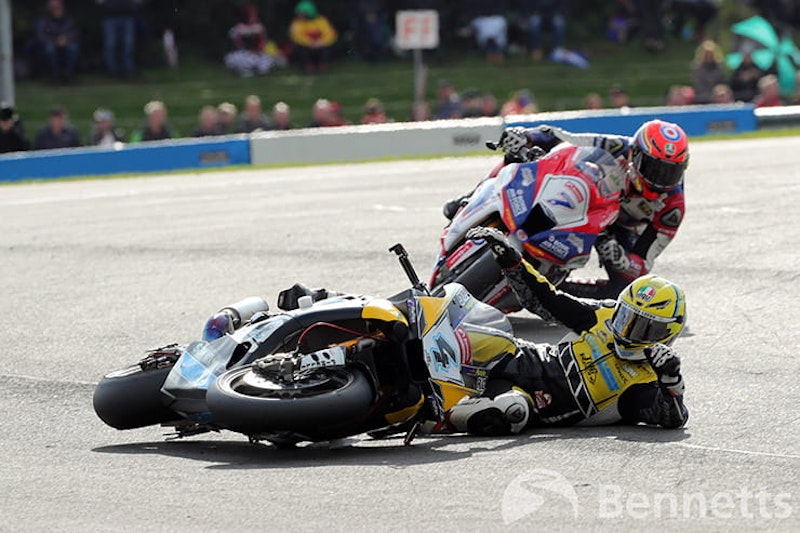 We sat down with renowned Bennetts BSB photographer, Tim Keeton, to take a look back at over 100 crashes he has caught on film over the years.