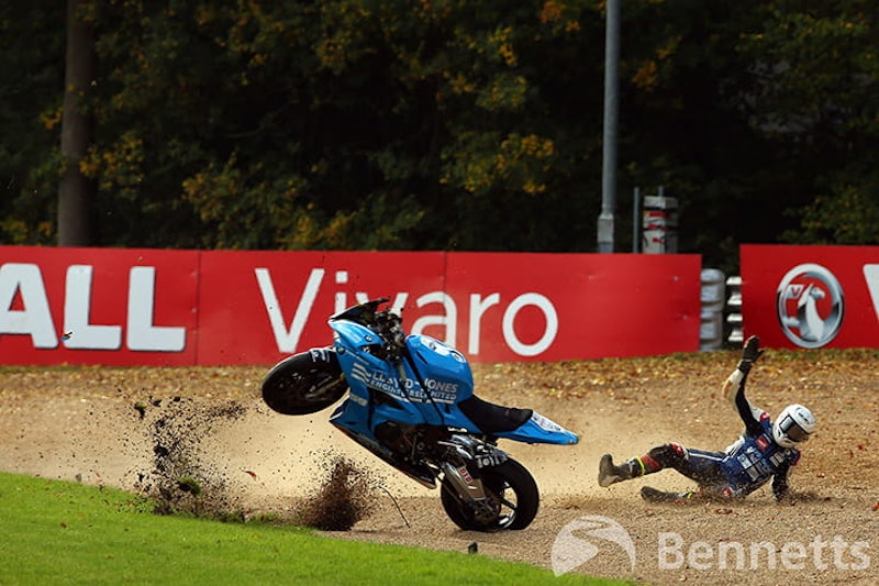 We sat down with renowned Bennetts BSB photographer, Tim Keeton, to take a look back at over 100 crashes he has caught on film over the years.