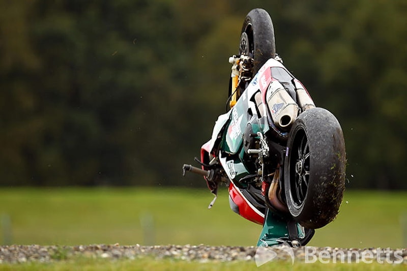 We sat down with renowned Bennetts BSB photographer, Tim Keeton, to take a look back at over 100 crashes he has caught on film over the years.