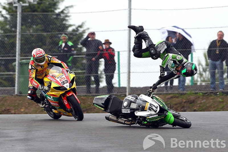We sat down with renowned Bennetts BSB photographer, Tim Keeton, to take a look back at over 100 crashes he has caught on film over the years.